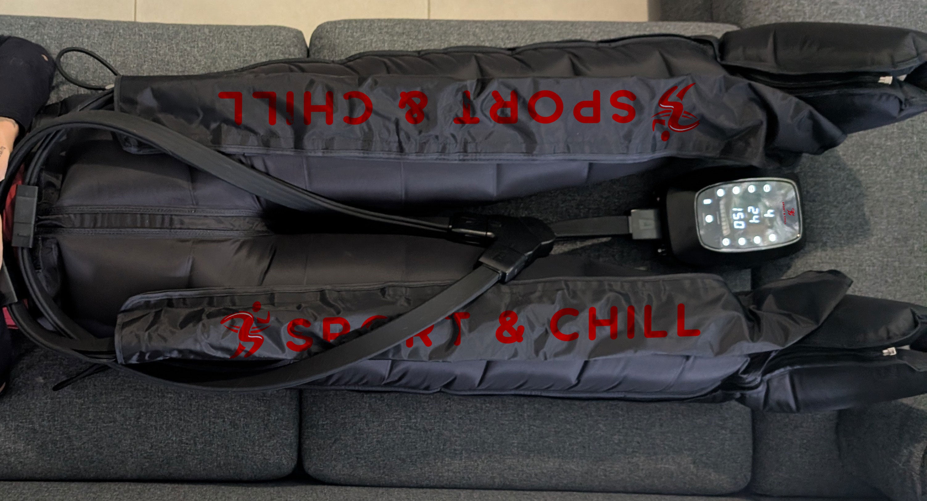 Pantalon de pressothérapie 8 chambres de compression